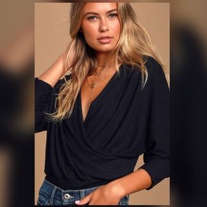 Woman’s lulus cowl neck sweater